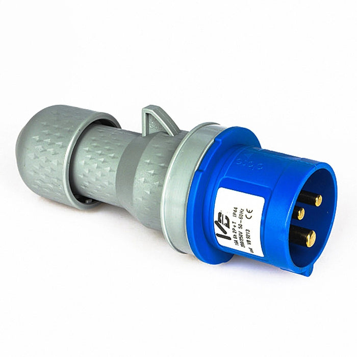 SPINA VOLANTE 2P+T 16A 230V H6 IP44