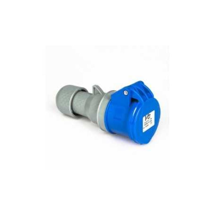 PRESA VOLANTE 2P+T 16A 230V H6 IP44