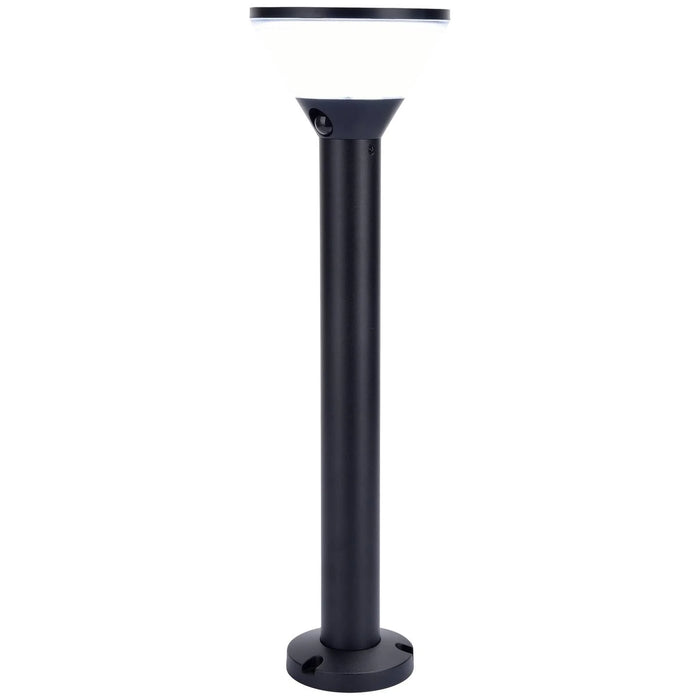 KARLO SOLAR LED BOLL W/SPIKE BL LU CONN