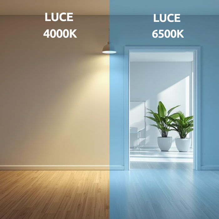 💡 Illuminazione 4000K o 6500K? La scelta che cambia davvero i tuoi ambienti