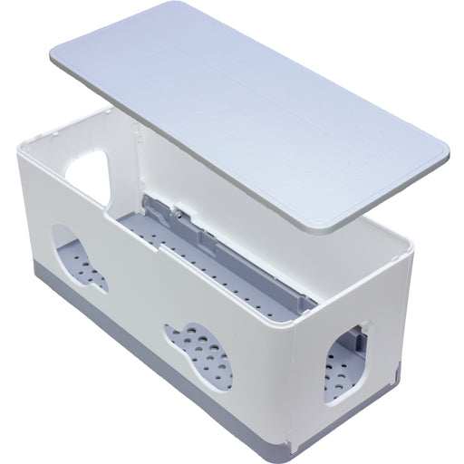 Scatola Porta Cavi in ABS super resistente, Protezione Ciabatte elettriche, sistema i cavi aggrovigliati, Sicurezza Bambini e Animali. - ElettroWatt.eu