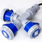 ADATTATORE INDUSTRIALE 3 PRESE 16A CON CAVO 2.2METRI - CAVO IN NEOPRENE 3G2.5 - PROTEZIONE IP67 - ElettroWatt.eu