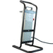 Quadro Elettrico di Distribuzione da Cantiere - 3Prese 220V e Fungo di Emergenza su Cavalletto d'acciaio - ElettroWatt.eu