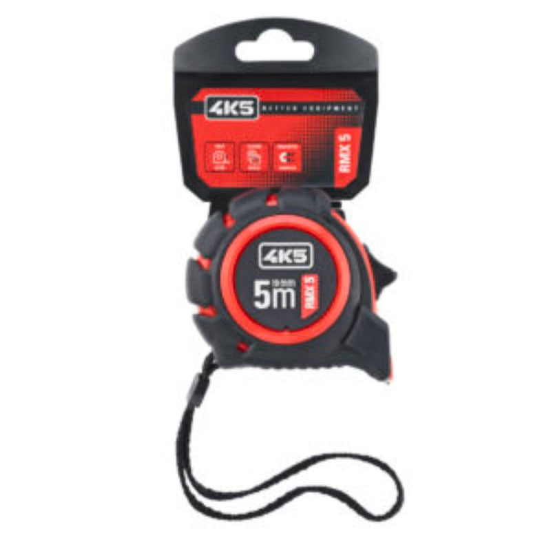 Metro a nastro avvolgibile stampato su entrambi i lati, con gancio finale magnetico - 5 mt - 19mm