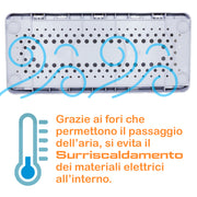 Scatola Porta Cavi in ABS super resistente, Protezione Ciabatte elettriche, sistema i cavi aggrovigliati, Sicurezza Bambini e Animali. - ElettroWatt.eu