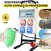 Quadro Elettrico da Cantiere ASC + cavalletto d'acciaio – 2 Prese 220V da 16A e 2 Prese 400V a 4 Poli - ElettroWatt.eu