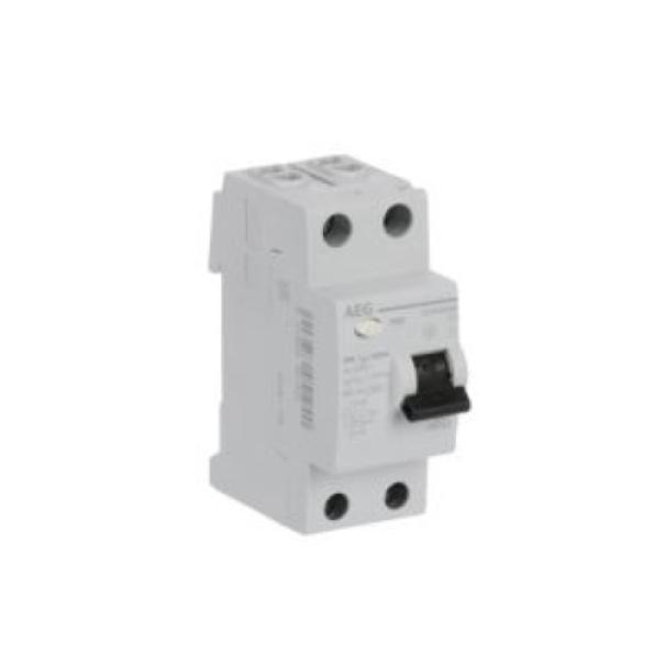 Interruttore differenziale puro 2P 25A 30mA AC 230 400V 2 moduli AEG DCG225 30