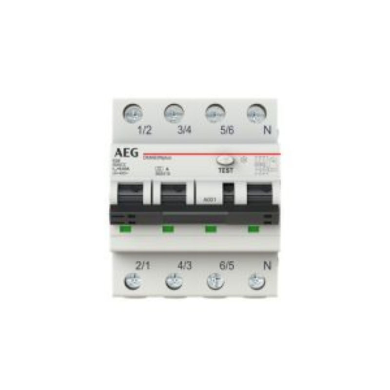 Magnetotermico DIFFERENZIALE 3P+N C 32A 6kA 30mA A - Elettrowatt