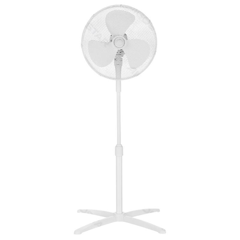 Ventilatore a piantana oscillante o fisso ad inclinazione variabile- 55W- 3 velocità - Diametro 40cm - altezza regolabile