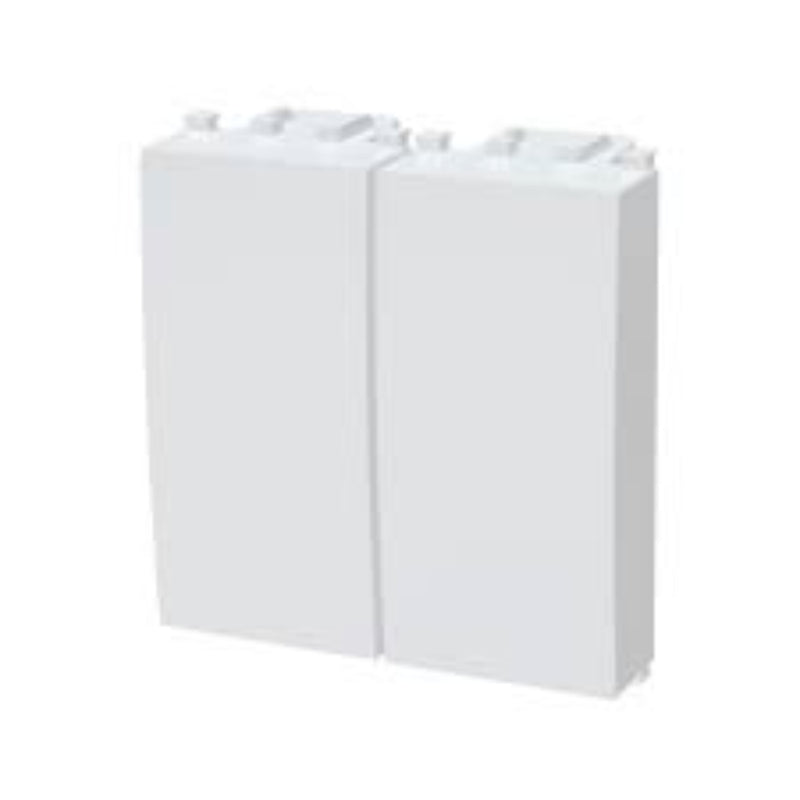 TAPPO COPRIFORO DOPPIO BIANCO comp. Plana