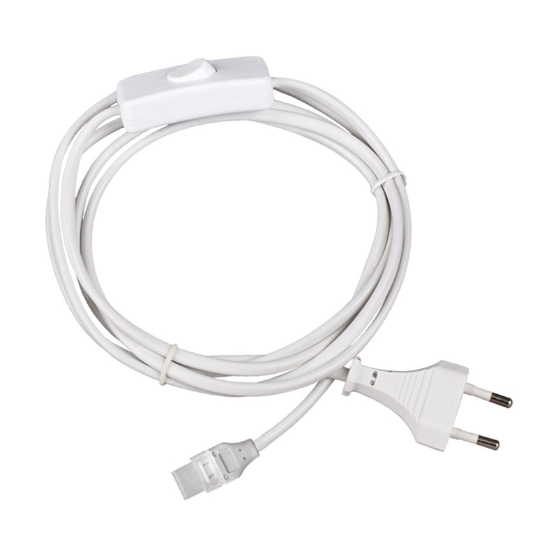 CAVO SPINA 1 MT PER STRISCE LED 220V CON  INTERRUTTORE