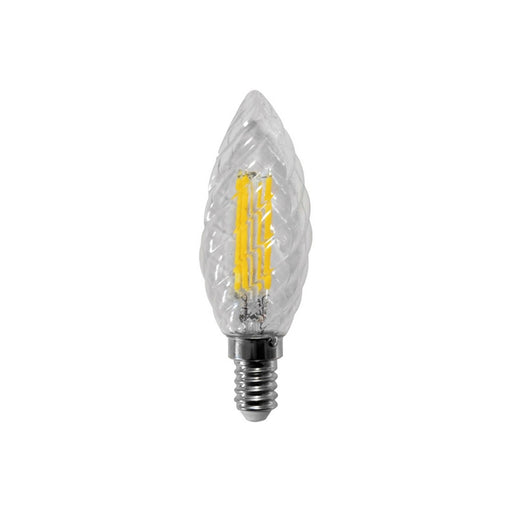 Tortiglione filamento LED 230V 4W 500lm 4000K E14 - ElettroWatt.eu