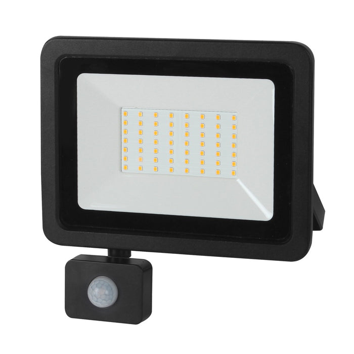 Proiettore LED 230V 50W 4250LM 4000K con PIR - ElettroWatt.eu