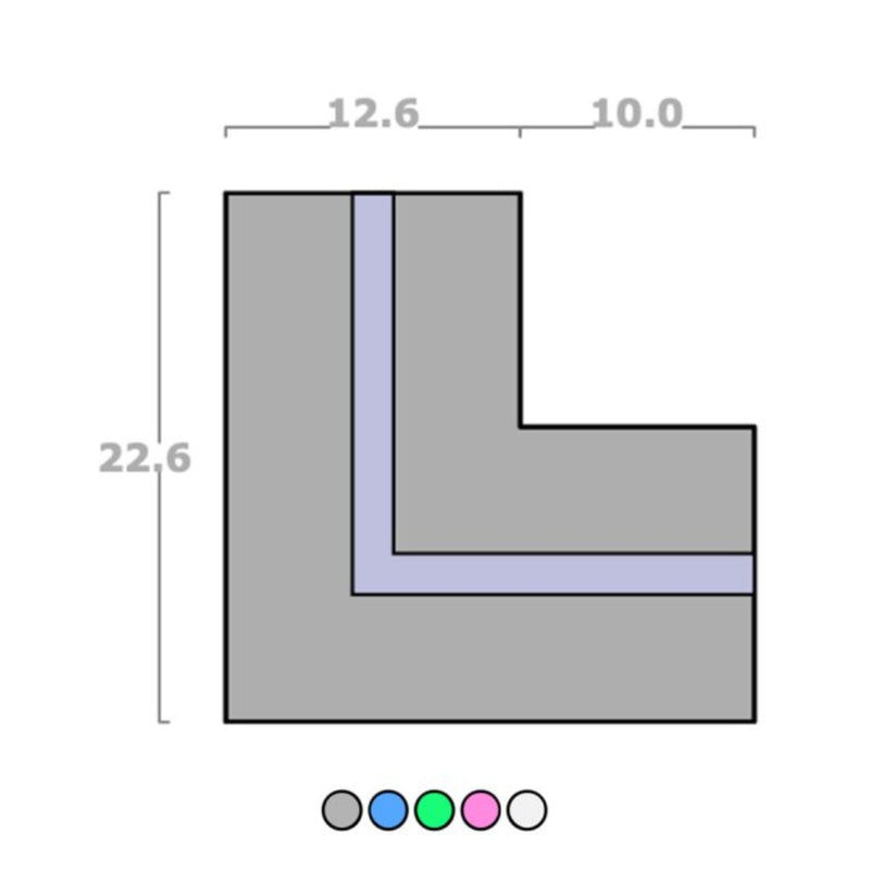 PROFILO CARTONGESSO DISSIP. ANGOLARE AL PZ