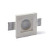Portafaretto Quadrato da Incasso in gesso per GU10 e GU5.3 - ElettroWatt.eu