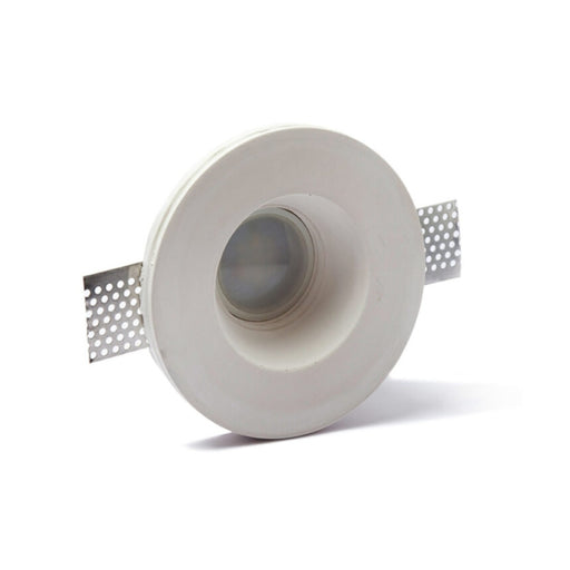 Portafaretto Rotondo da Incasso in gesso per GU10 e GU5.3 - ElettroWatt.eu