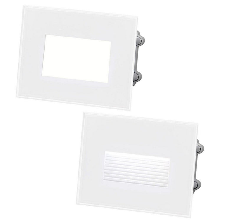 Segnapasso a LED per scatola 503 IP66 4,5W CCT - Luce Asimmetrica - Bianco