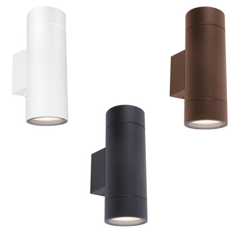 Applique IP65 - 2X Attacco GU10 - Antracite - MAX 7W