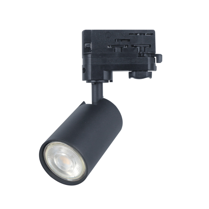 FARETTO DA BINARIO con attacco GU10 Colore Nero