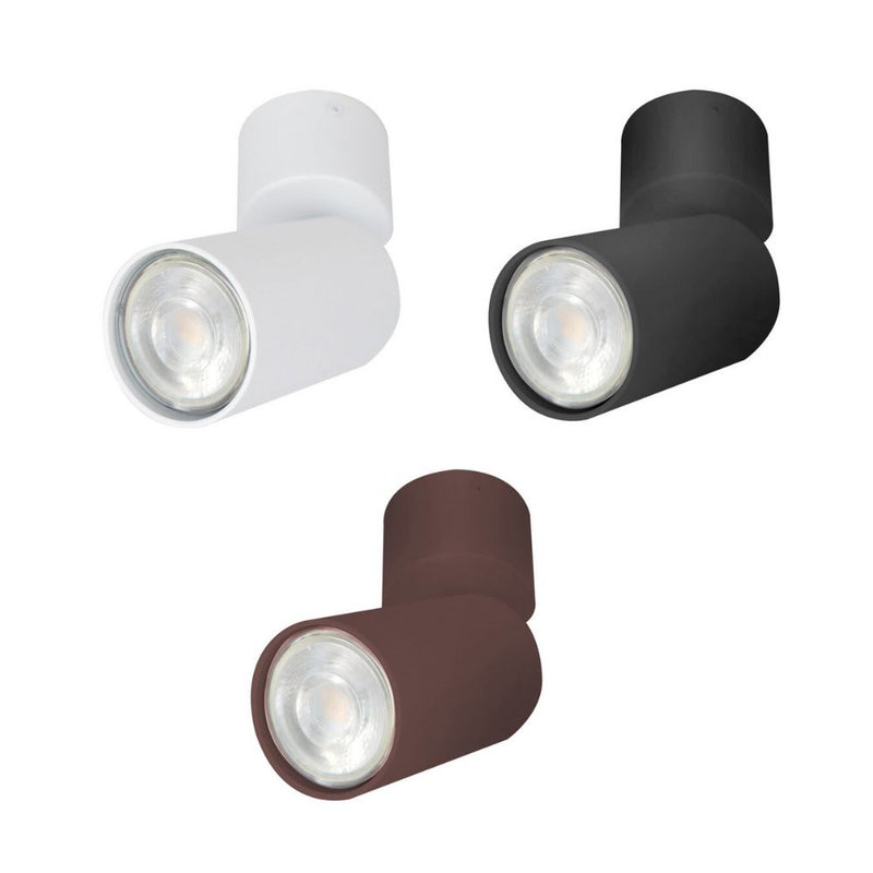 Spotlight da parete GU10 Corten- Orientabile a 360°