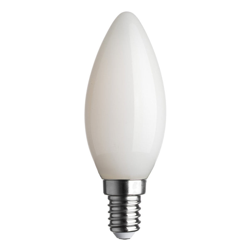 Lampadina LED Oliva a Filamento Frost Dimmerabile - 4,5W E14 2700K - 470lm