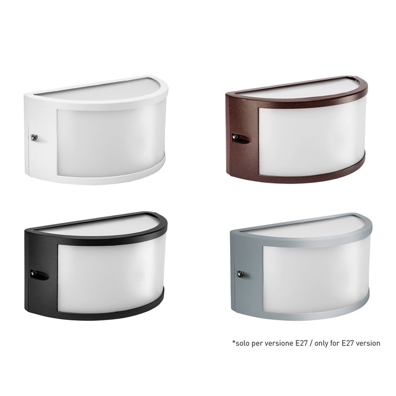 APPLIQUE LED IP54 - 10W - 540lm - 4000K - 180° - ANTRACITE