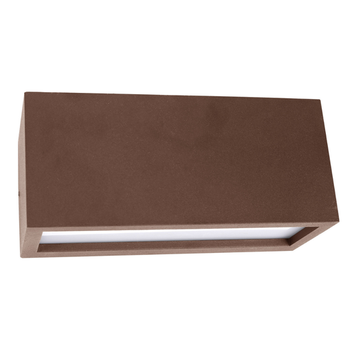 Applique da parete con Bimessione - Attacco E27 - Colore Corten - Elettrowatt