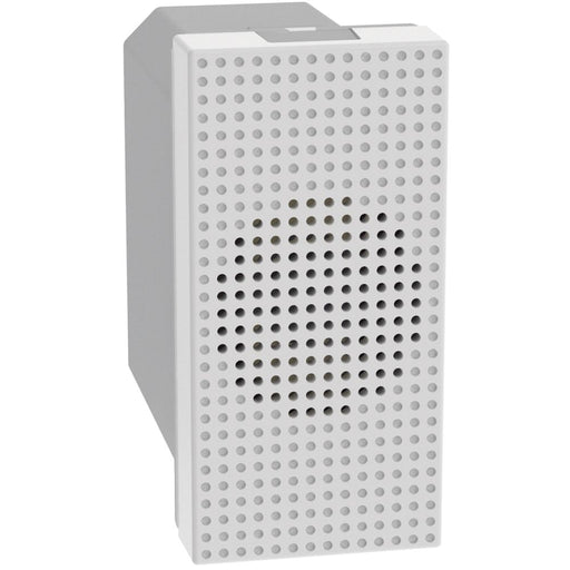 Suoneria bronzo 230Vac - 8VA - 80dB - 1 modulo - bianco - Elettrowatt