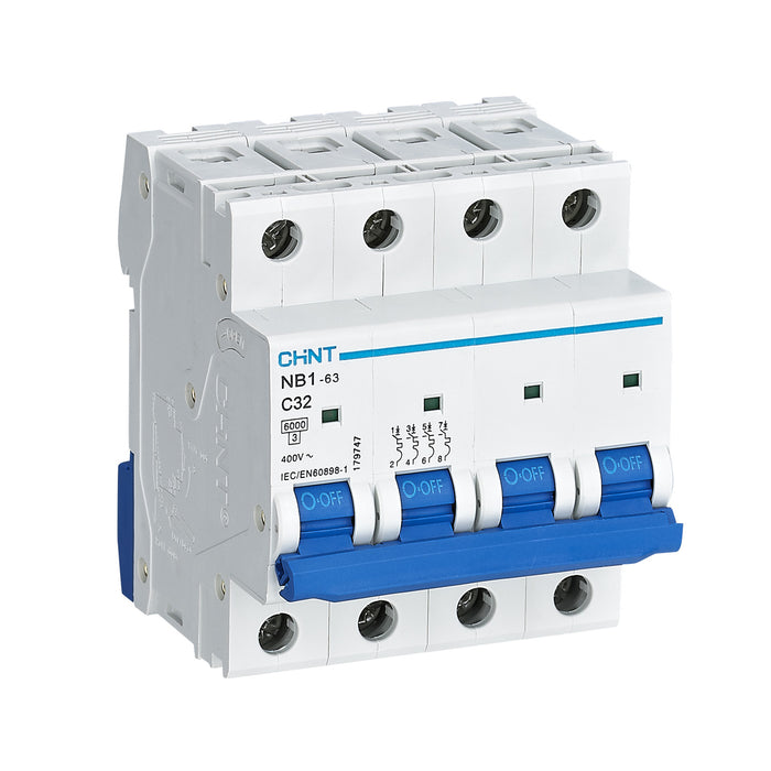NB1-63/C32-4P-6 Interruttore magnetotermico 4P 32A 6kA Curva C