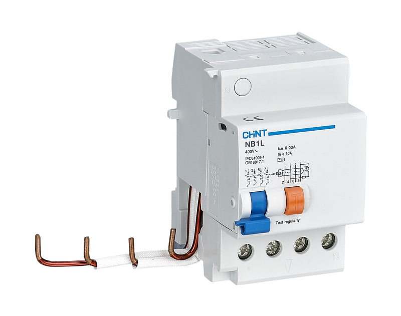 Blocco differenziale accoppiabile 4P fino a 40A 300mA Tipo A