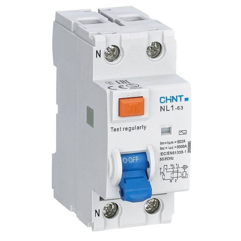 NL1-63/25 - 2P - AC30 - DIFFERENZIALE PURO 2X25A 30MA - ElettroWatt.eu