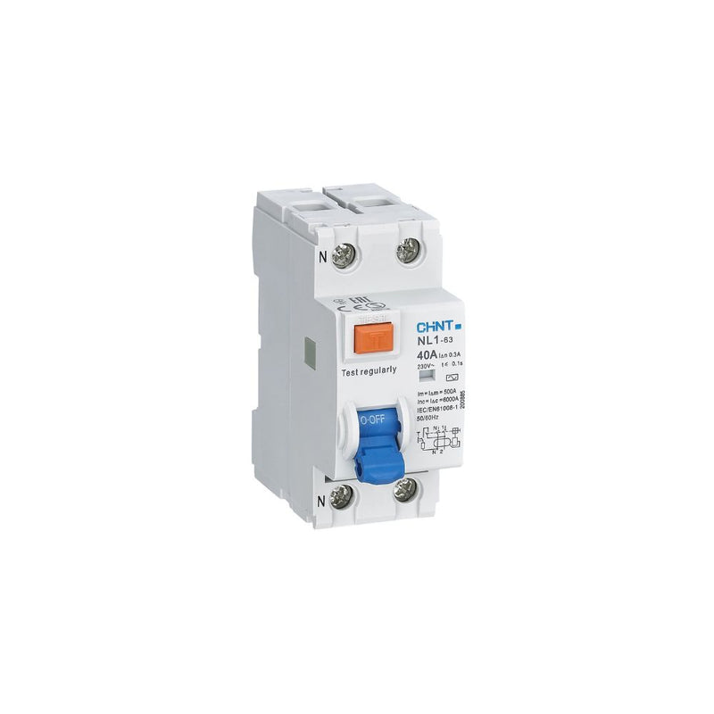 NL1-63/63-2P-AC30 Interruttore differenziale puro 2P 63A 30mA 6kA Tipo AC