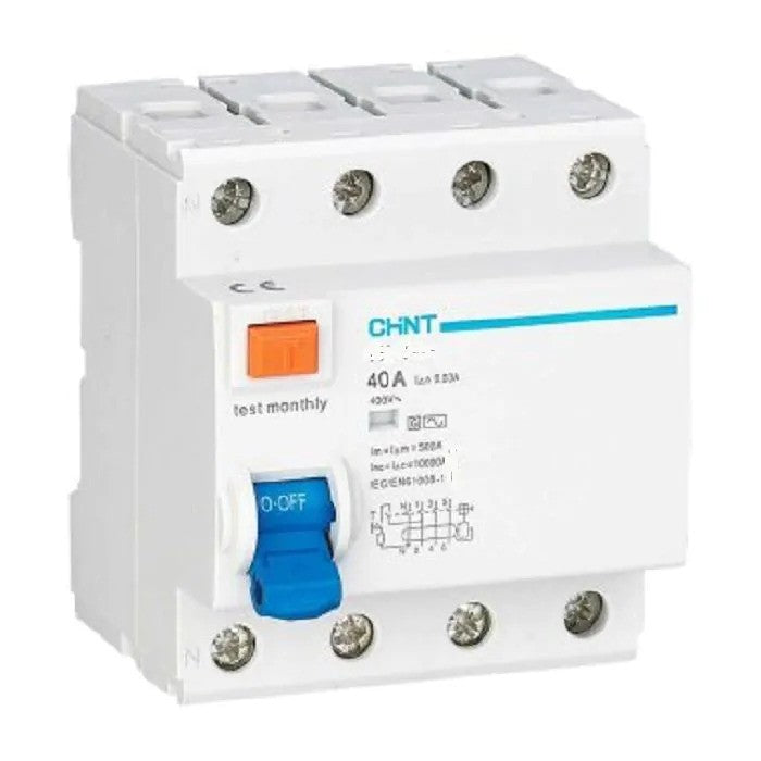NL1-63/40-4P-A30 -DIFFERENZIALE PURO 4x63A 30mA TIPO A DBAX