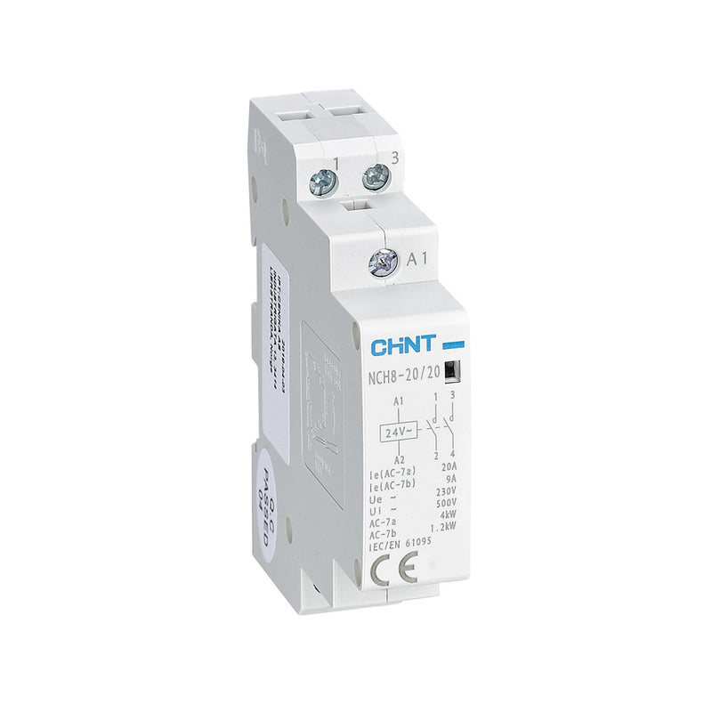 NCH8-20.20/24 Contattore modulare 20A 2NA 24Vac 1M