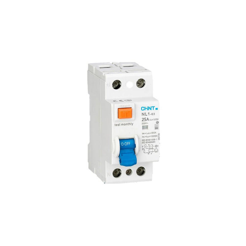 NL1-63/25-2P-F30 Interruttore differenziale puro 2P 25A 30mA 10kA Tipo F