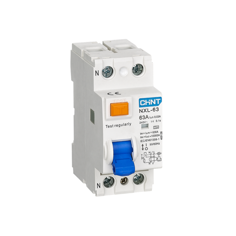 Interruttore differenziale puro 2P 63 A 30 mA 6 kA Tipo AC
