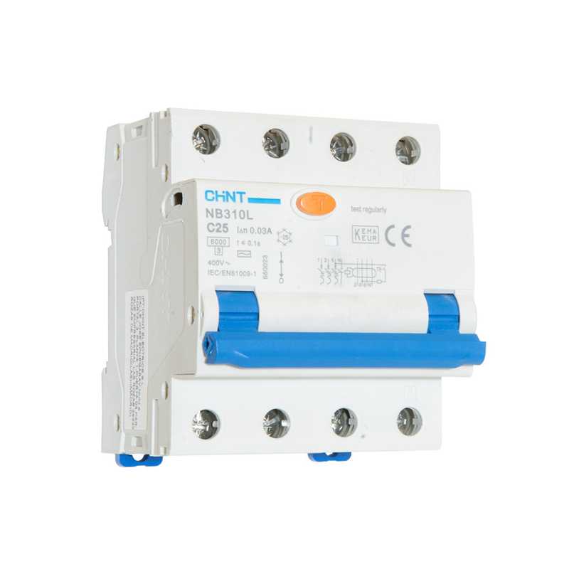 Interruttore magnetotermico differenziale Compact 3P+N 40A 30mA 6kA Curva C TIpo AC 4M