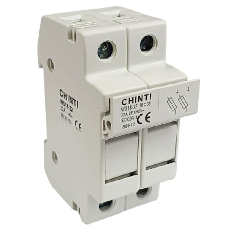 WS18/32-2P-DC Portafusibile sezionabile 2P 10,3x38 32A 1000Vdc