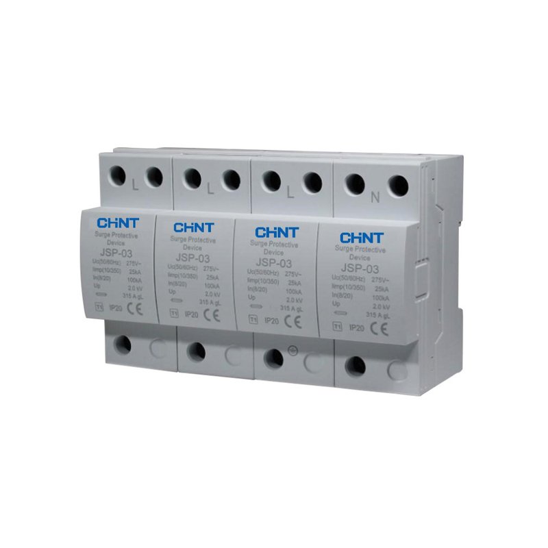 Scaricatore di sovratensione modulare Classe I+II 3P+N 50kA 275Vac - Elettrowatt