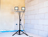 KIT 2 PROIETTORI TERMINUS 50W CAD. 4000LM CAD. CABLIATI CON TREPIEDE - ElettroWatt.eu