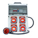 QUADRO ELETTRICO DA CANTIERE ASC 380V TRIFASE 4 PRESE 4 POLI - ElettroWatt.eu