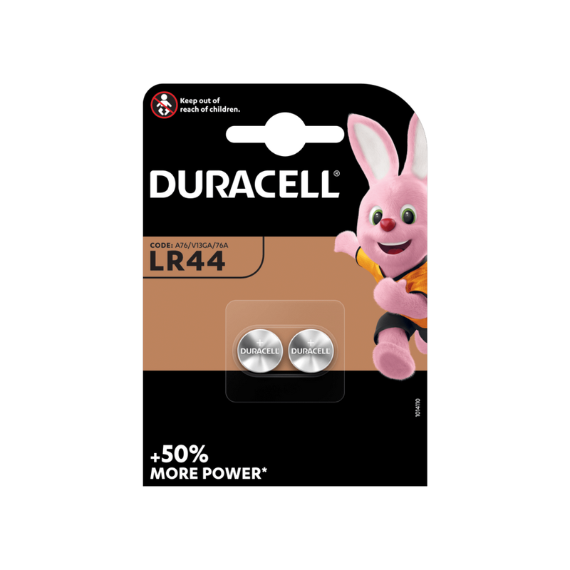 DURACELL LR44 1,5v Litio - BLISTER 2pz - Elettrowatt