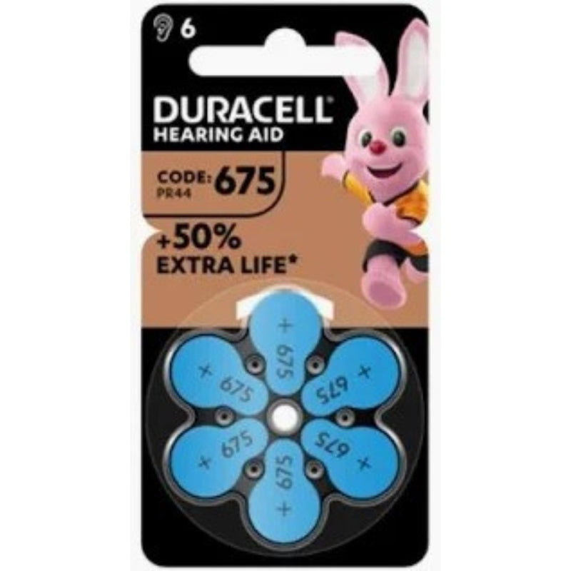 DURACELL ACUSTICA EASY TAB 675 BLU           BLISTER DA 6 PZ