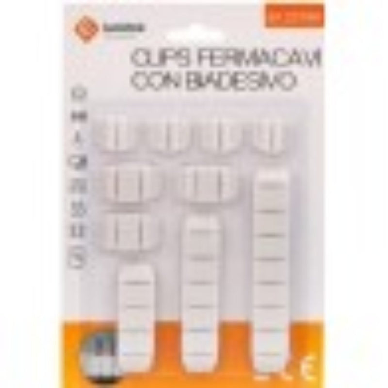 ORDINA CAVO CON BIADESIVO 3M 10PZ MATERIALE TPR BIANCO