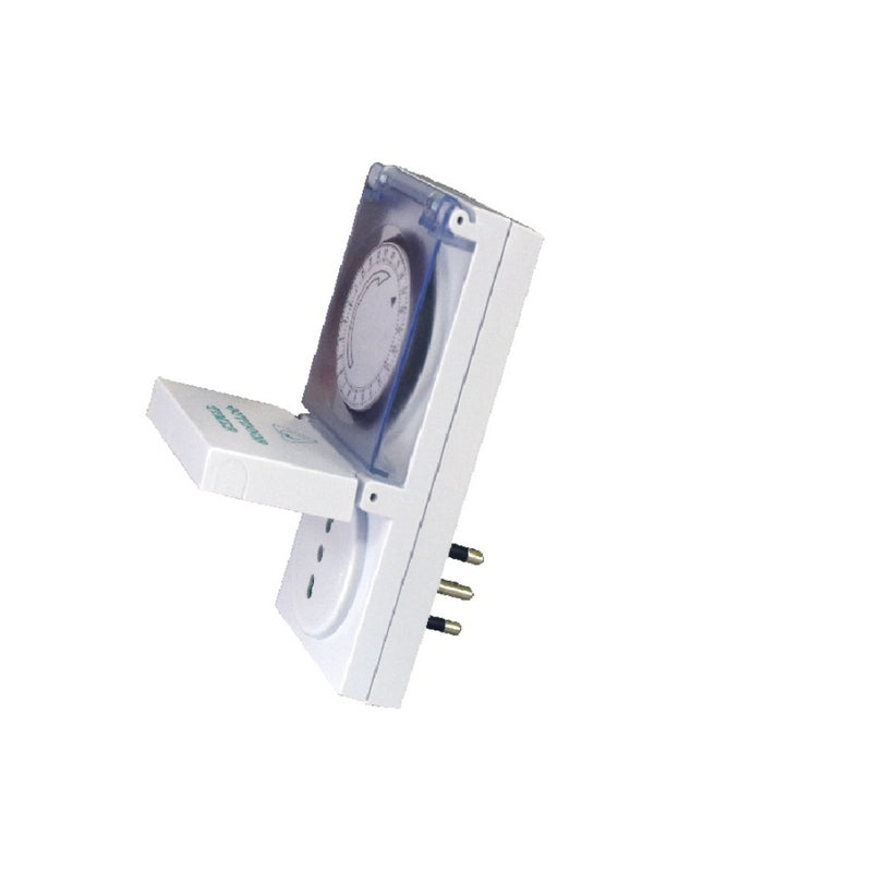 Timer giornaliero Presa Bipasso Spina 16A