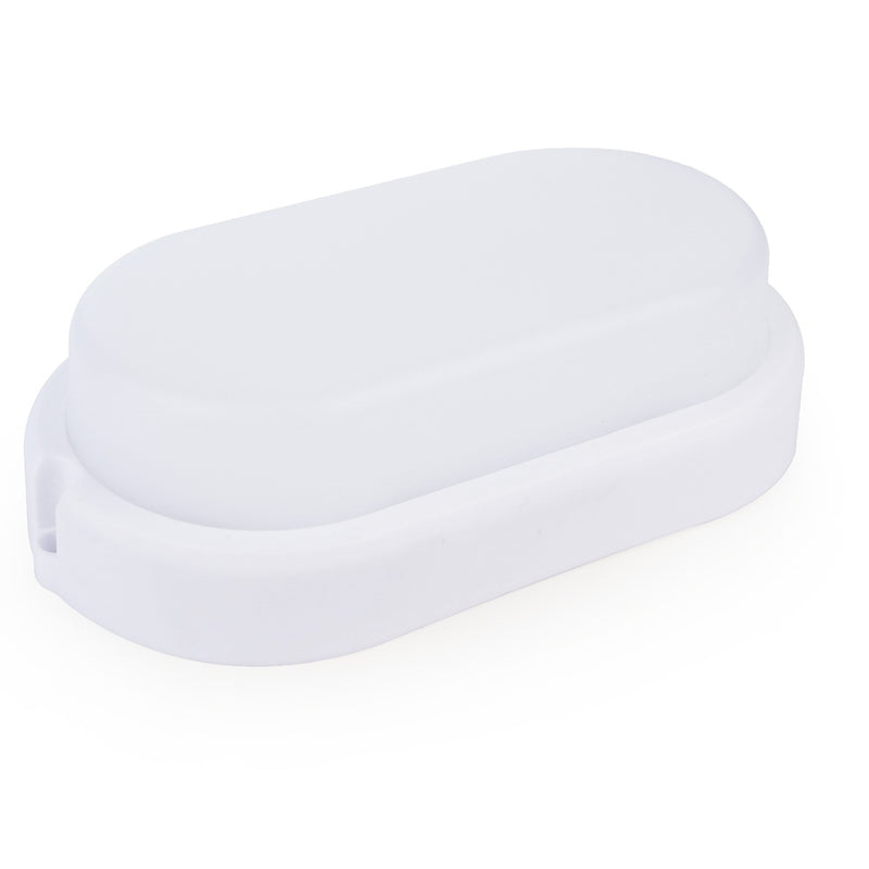 PLAFONIERA LED TEN IDEAS IP 54 ELITTICA 15W 1200LM BIANCA C/CAVO