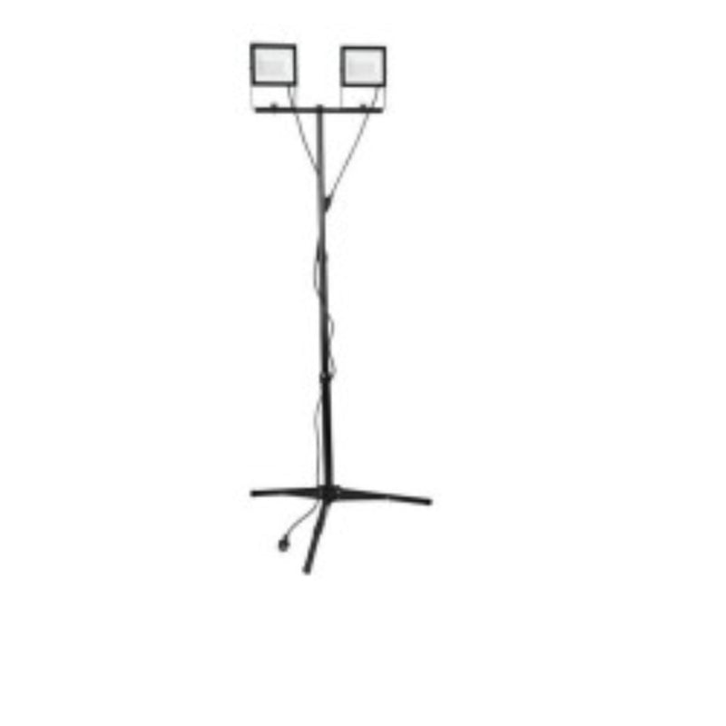 KIT 2 PROIETTORI TERMINUS 50W CAD. 4000LM CAD. CABLIATI CON TREPIEDE - ElettroWatt.eu