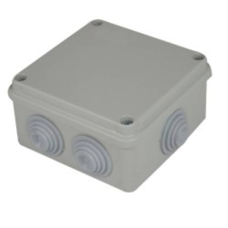 CASSETTA DI DERIVAZIONE  C/PASSACAVO  RETT. CON COPERCHIO A VITE IP56 100X100X50