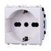 SCHUKO BIANCA SERIE VERSUS - Comp. Plana - ElettroWatt.eu