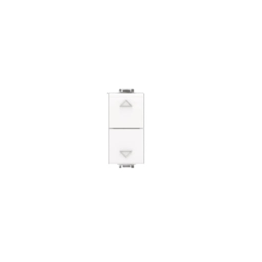 PULSANTE DOPPIO SALISCENDI 1P+1P 16A - Comp. Plana - ElettroWatt.eu